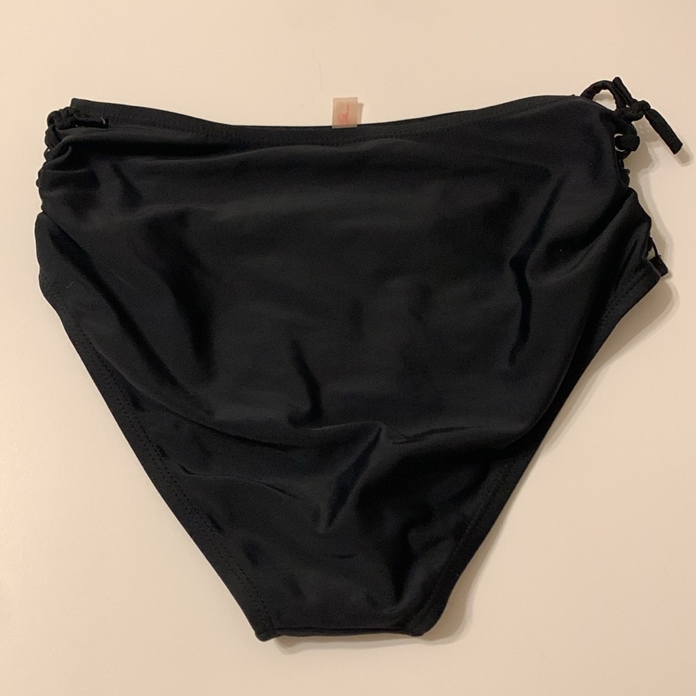 NWOT Marilyn Monroe Swimmer Black Summer Bikini Bottom High Waisted Size Small - Picture 3 of 4